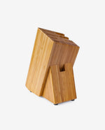 Rustic Wooden Knife Box with Slide-Out Compartments