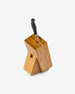 Rustic Wooden Knife Box with Slide-Out Compartments