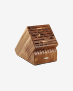 Rustic Wooden Knife Box with Slide-Out Compartments