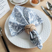 Printed Square Classic Reusable 100% Cotton Napkins & Accessories Premium Quality Fabric for Home Restaurants Weddings & Events