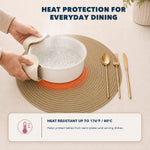 Camel | Camel round placemat with heat resistance up to 176°F
