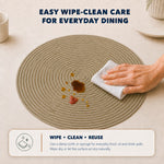 Camel | Camel placemat wipe-clean care guide