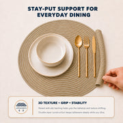 Camel | Camel placemat raised anti-slip double-layer backing