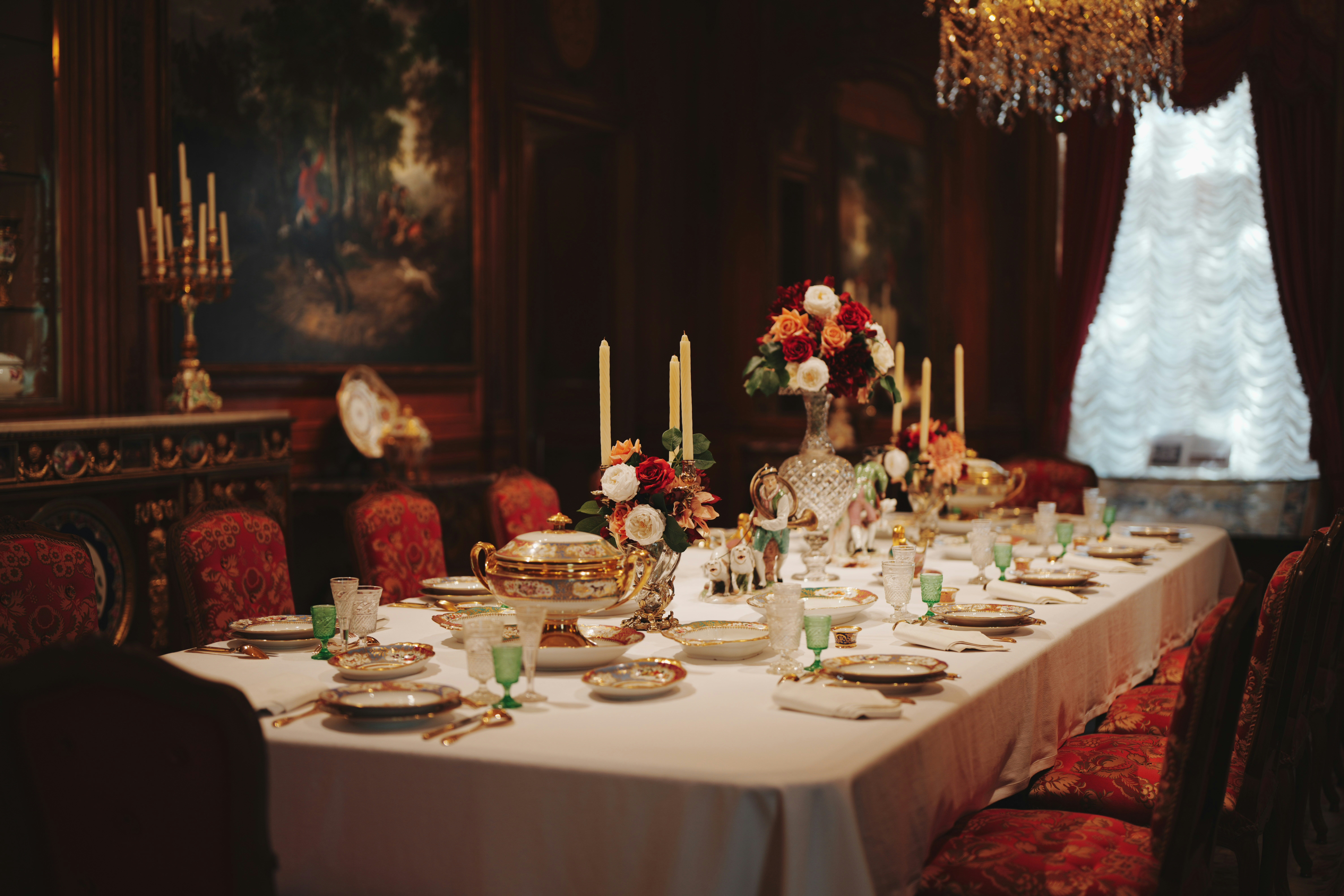Rumiloo placemats styled on an elegant dining table